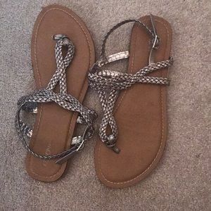 Silver Sandals